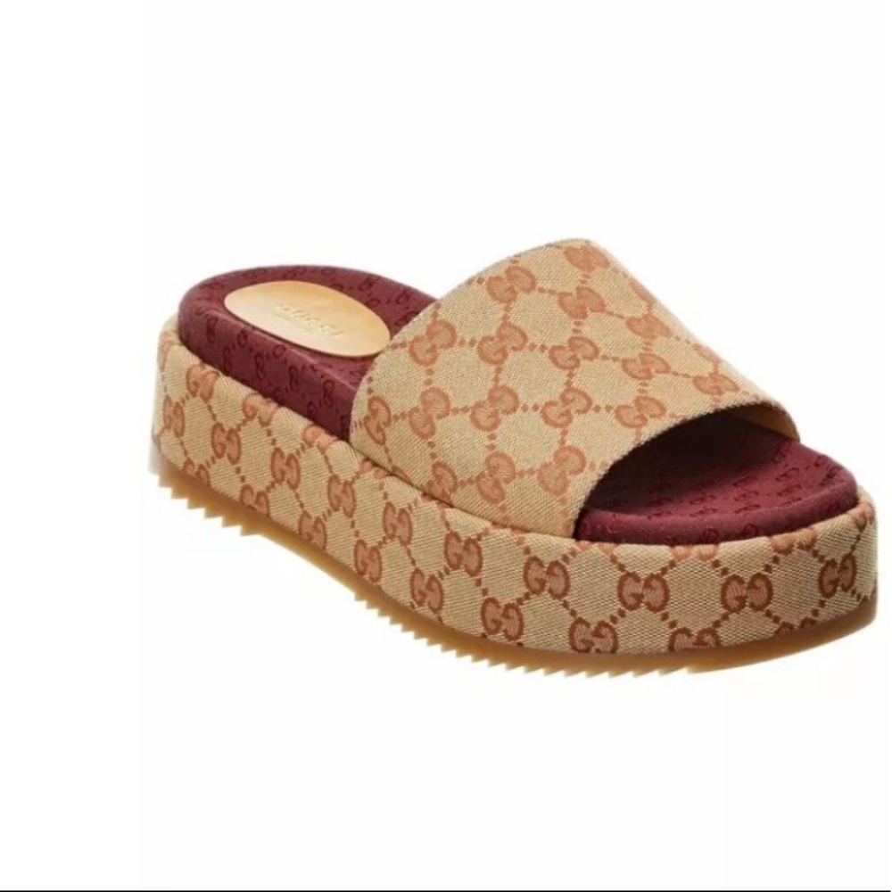 Gucci Original GG Canvas
Platform Sandals